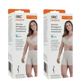 SRC Restore Prolapse & Continence Support Mini Shorts 2 Pack - Black & Champagne