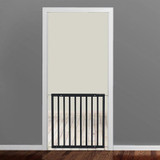 Safetots Chunky Wooden Screw Fit Stair Gate Black 63.5cm-105.5cm 4