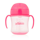 Dr Brown's Pink Training Cup Soft Spout 180ml