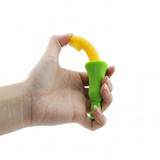 Haakaa Silicone Teething Toothbrush with Suction Stand hand
