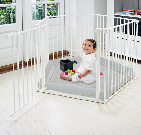 Babydan Park-A-Kid / BabyDen - White