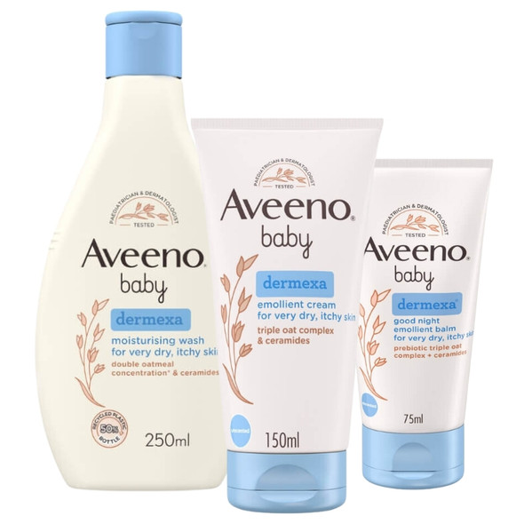 Aveeno Baby Dermexa Bundle