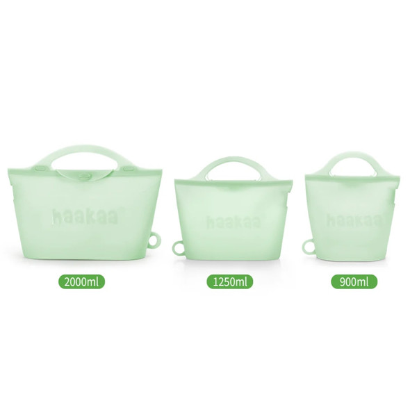 Haakaa Multipurpose Steamer & Steriliser Bag - Lime - 1pc - 1250ml