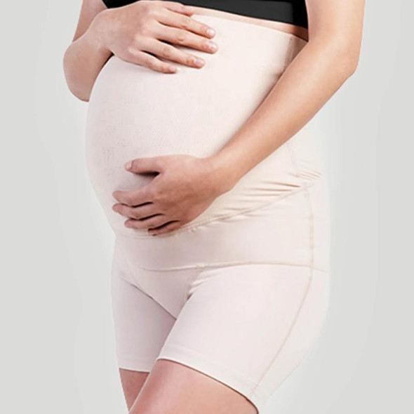 SRC Pregnancy Shorts - Mini Over the Bump - Champagne 2