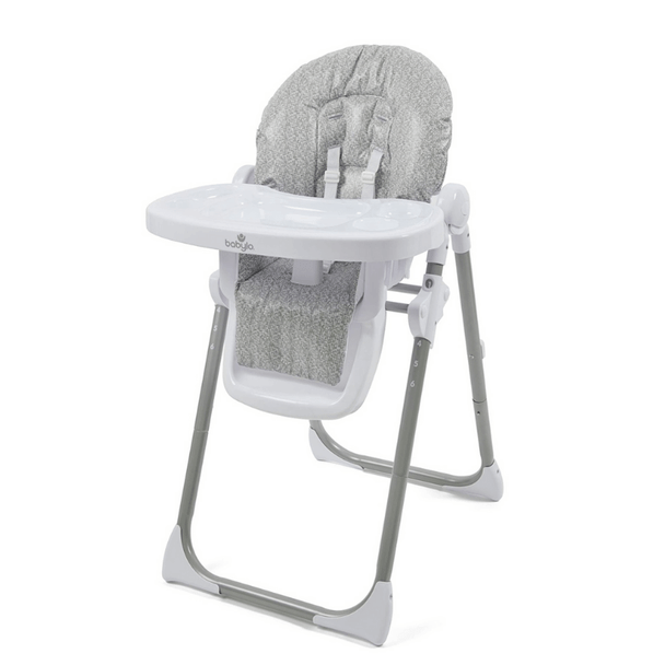 Babylo Hi Lo Highchair (6m+) Grey Marle