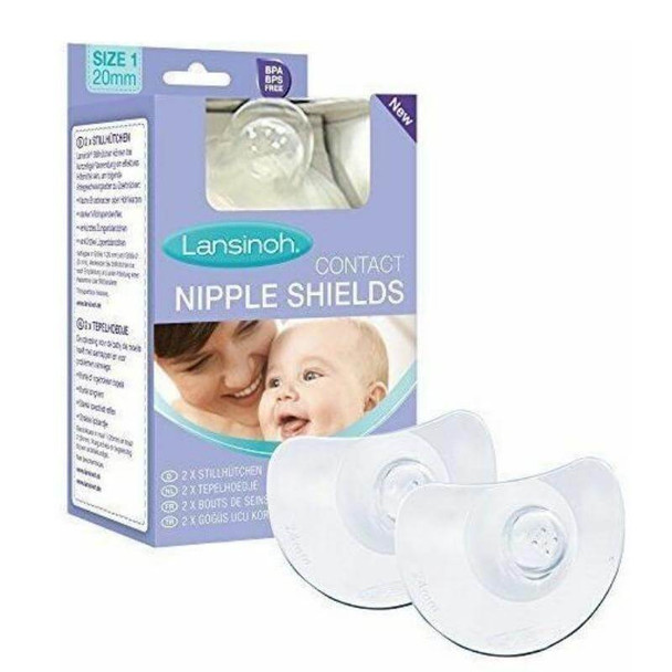 Lansinoh Contact Nipple Shield 20mm 2 Packs