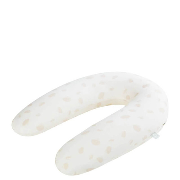 Babymoov 2-in-1 U shape and C shape maternity pillow - Off White Petals 