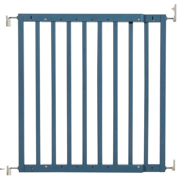 Safetots Chunky Wooden Screw Fit Stair Gate Azure Blue 63.5cm-105.5cm