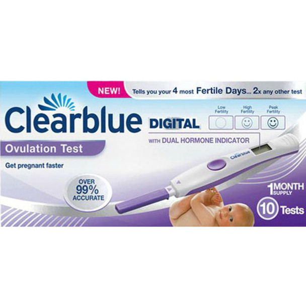 Clearblue Advanced Digital Ovulation Test - 10 Tests