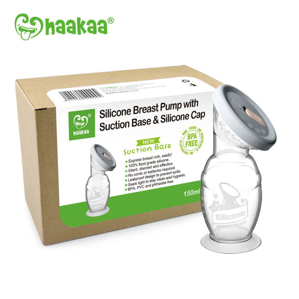 Haakaa Gift Set 150ml Breast Pump & Silicone Cap