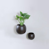 Round Wall Planters - Set Of 2