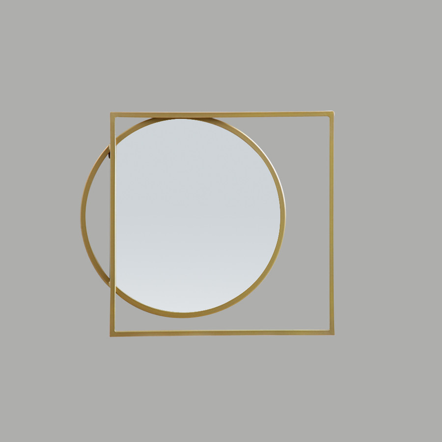 Accent Wall Mirror - Large (Gold)
