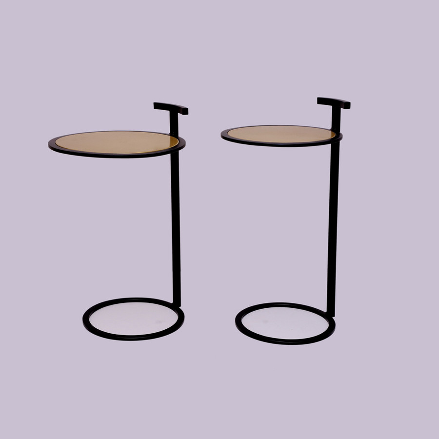 Two C-Tables (Gold & Black)