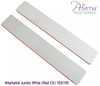 Princess Nail Files - Washable Jumbo White/Red Pack/50pcs - Grit Options