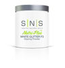 SNS  Powder 16oz - White Glitter F3