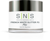 SNS  Powder 2oz - White Glitter F3