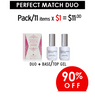 Perfect Match Duo/Base/Top Gel Prepacked/ 11 Items x $1 (Final Sale)