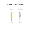 PND/Cre8tion Carbide Bit - Safety 3/32" (Gold or Silver)