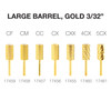 PND/Cre8tion Carbide Bit - Large Barrel 3/32" (Gold)