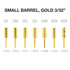 PND/Cre8tion Carbide Bit - Small Barrel 3/32" (Gold)