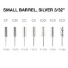 PND/Cre8tion Carbide Bit - Small Barrel 3/32" (Silver)