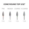 PND/Cre8tion Carbide Bit - Cone Round Top 3/32"