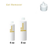 Empty Bottle - Gel Remover with white cap (Choose your size)