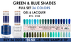 Chance Duo - Green & Blue Shades #73 - #108 = 36 Colors x $4.40 + 1 Tip #3