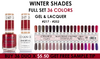 Chance Duo - Winter Wishes: #217 - #252 = 35 colors x $4.40 + 1 Tip #7