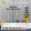 DND Diva Gel Tip9: #291-#327 = 36 Platinum colors x $6.50 + 1 Tip