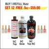 DC Refill 16oz. Buy 1 Refill Get 12 Free .5oz (same style). Options
