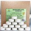 Royal Massage Candle Tealight Case/100pc Lemongrass