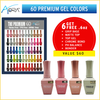Aora Premium Gel .6oz #01 - #60 = 60 colors x $7.50, Free Gifts