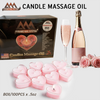 Pyramid Massage Candle Tealight Box/100pcs Champagne Rose