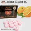 Pyramid Massage Candle Tealight Box/100pcs Orange