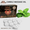 Pyramid Massage Candle Tealight Box/100pcs Peppermint