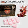 Pyramid Massage Candle Tealight Box/100pcs Red Wine