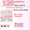 Honey Secret  Dip|Dap #201 - #320 colors = 120 colors. Free 1 booklet