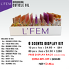 L'Fem Cuticle Oil Display Kit/92 pcs 