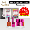 Vdara10 3in1 Combo Gel + Lacquer + Dip 2oz - Full Set 144 colors + 2 Booklets