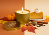 L'Fem Massage Candle 8oz - Pumpkin Cheesecake