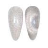 DND 9D Velvet Jungle Cat Eye Gel #01 - Chrome Cat