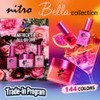 Nitro Bella Collection Combo #A001 -#A144 = 144 Colors + 2 Booklet