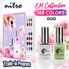 Nitro EM Collection Duo Gel+Lacquer #M001 -#M168 = 168 Colors + 1 Booklet