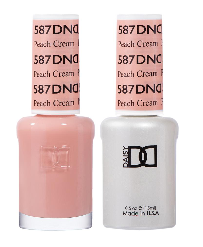 DND Duo #587 PEACH CREAM | Princess Nail Supply