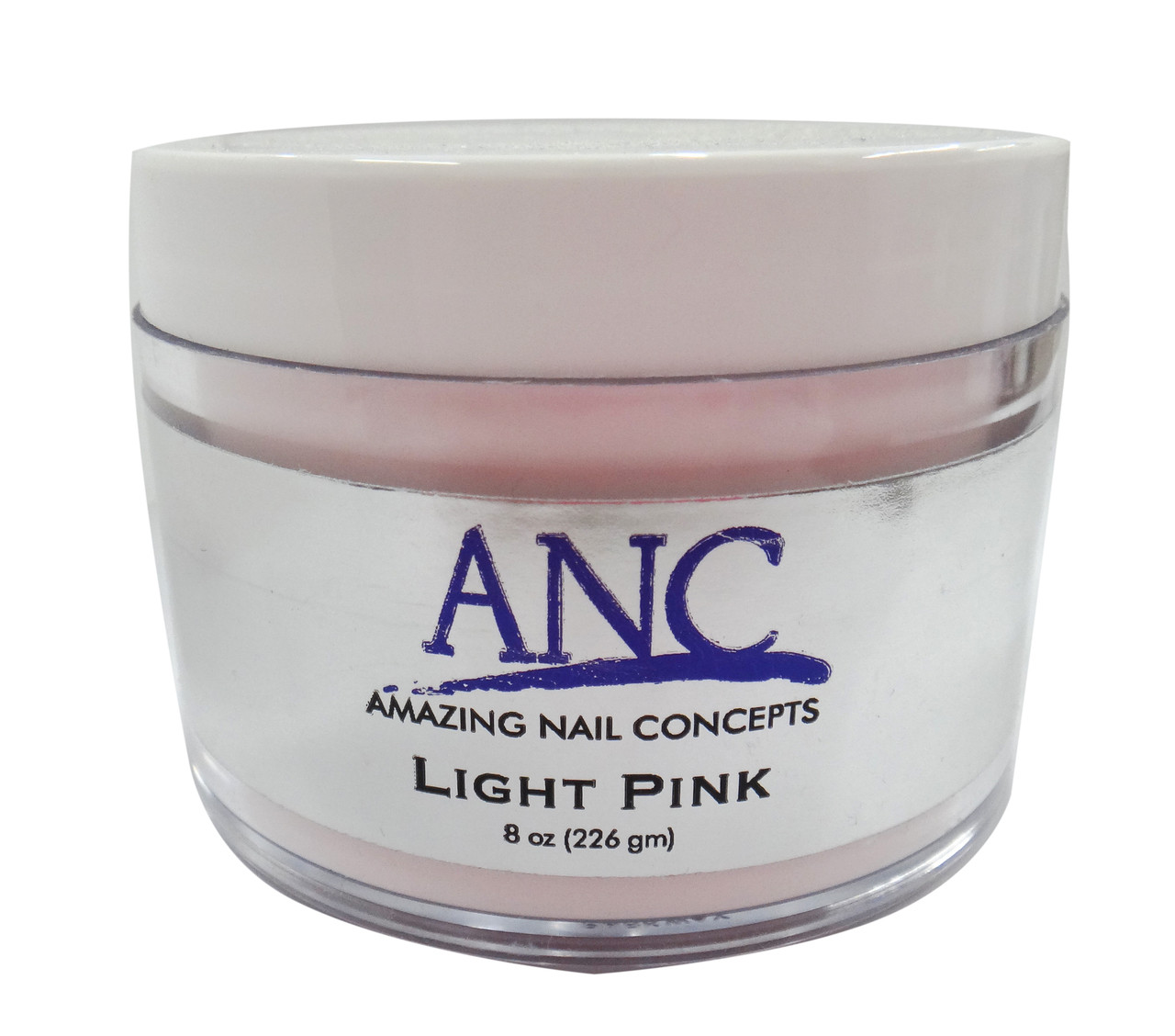ANC Powder 8oz - Light Pink | Princess Nail Supply