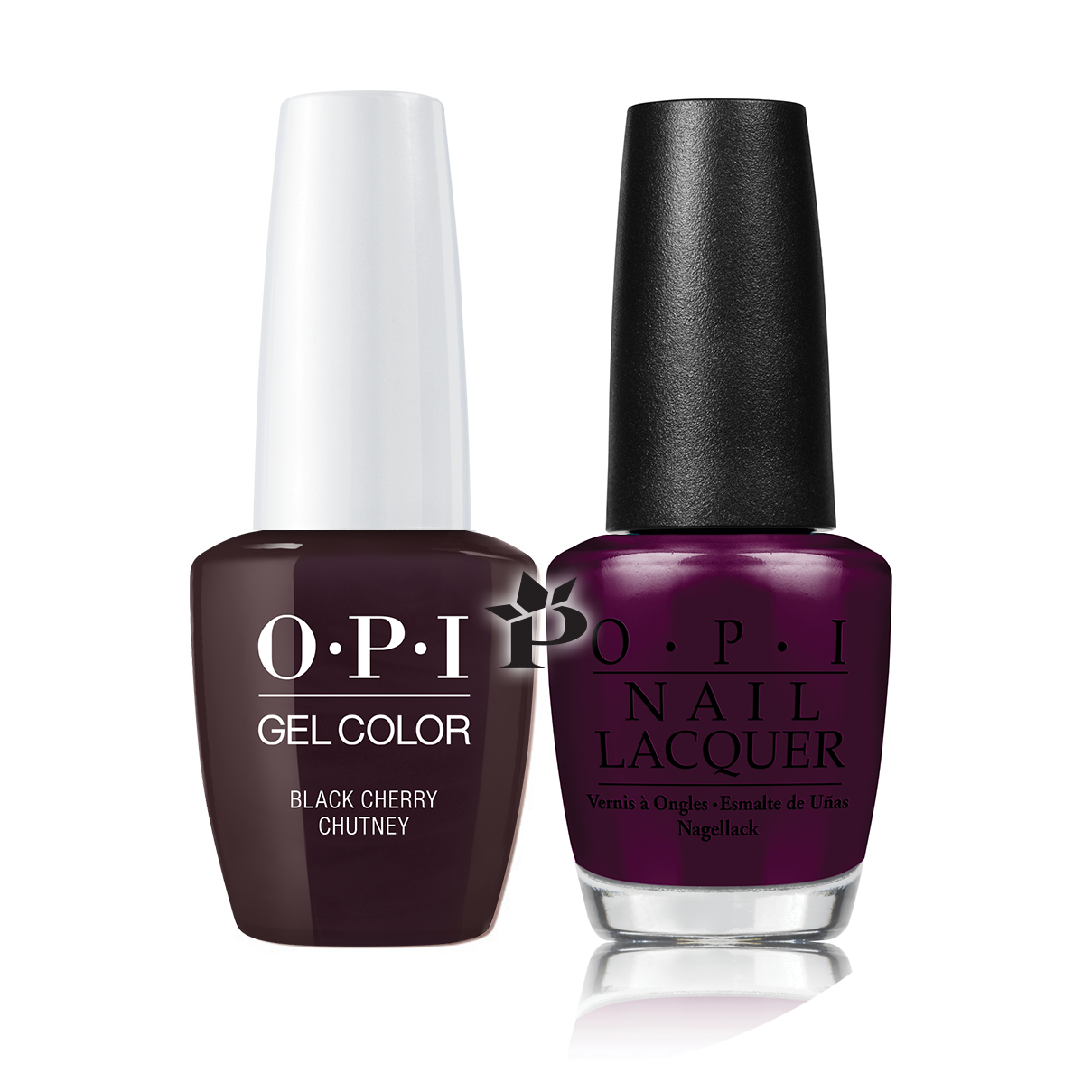 OPI Duo # I43 - BLACK CHERRY CHUTNEY