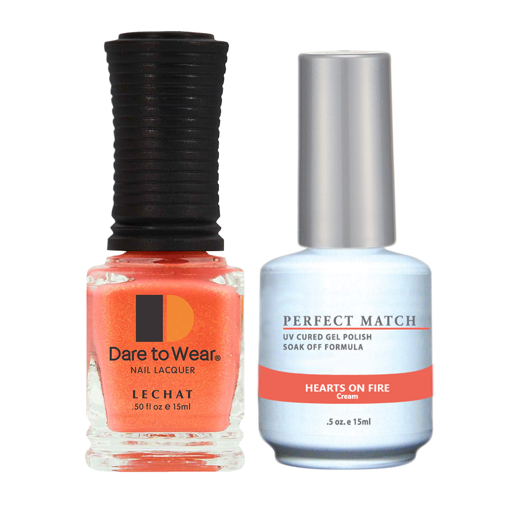 PERFECT MATCH Gel Polish + Lacquer PMS229 HEARTS ON FIRE Indie Fest