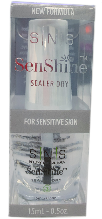 SNS Senshine .5 oz 3 SEALER DRY (grey) Princess Nail Supply