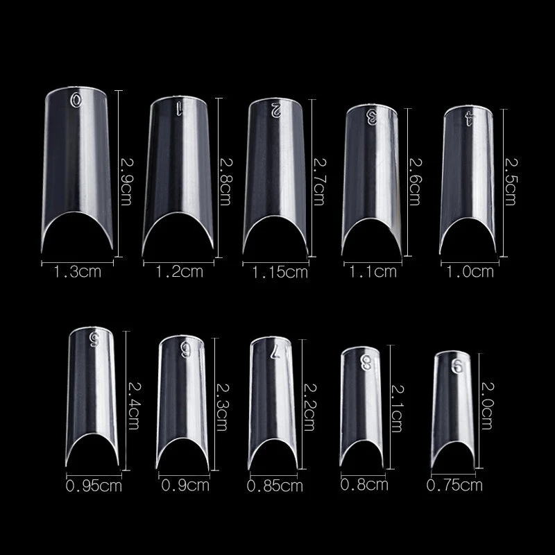 Cre8tion Special Clear Tip #10 Box/500 PCS (15147)